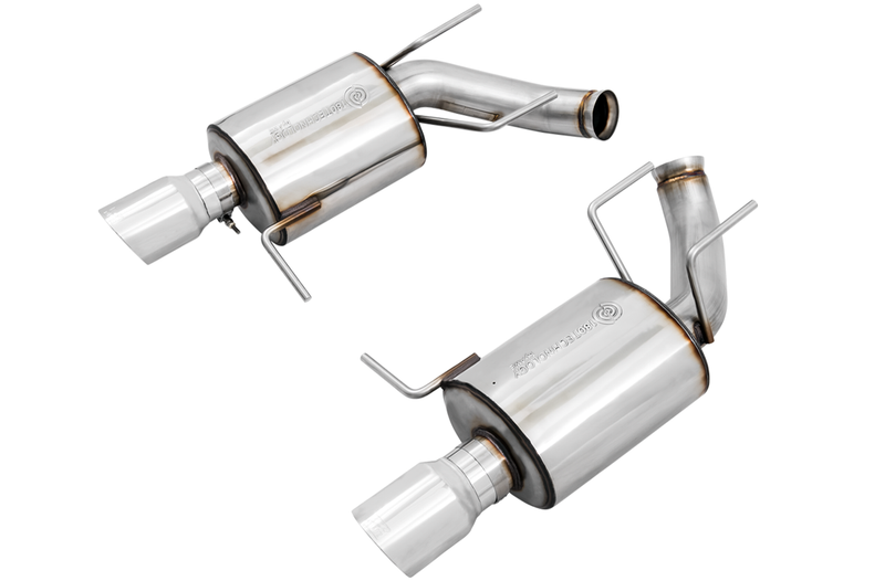 AWE Touring Edition Axle-back Exhaust for the S197 Ford Mustang GT - Chrome Silver Tips - 3015-32094