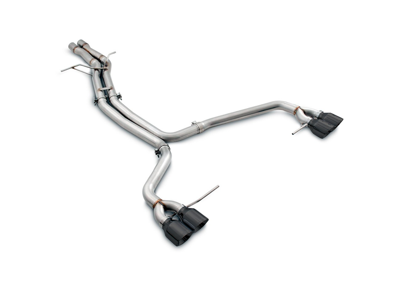 AWE Touring Edition Cat-back Exhaust for Porsche Macan S / GTS / Turbo - Diamond Black 102mm Tips - 3015-43072