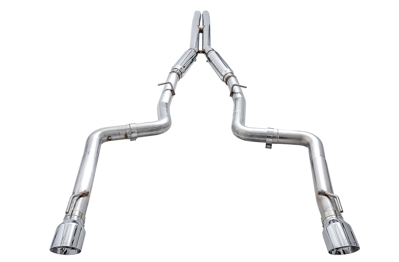 AWE Track Edition Exhaust for 17+ Charger 5.7 - Chrome Silver Tips - 3015-32120