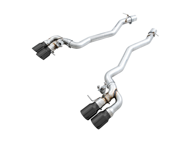 AWE SwitchPath Axle-back Exhaust for BMW F90 M5 - Diamond Black Tips - 3025-43065