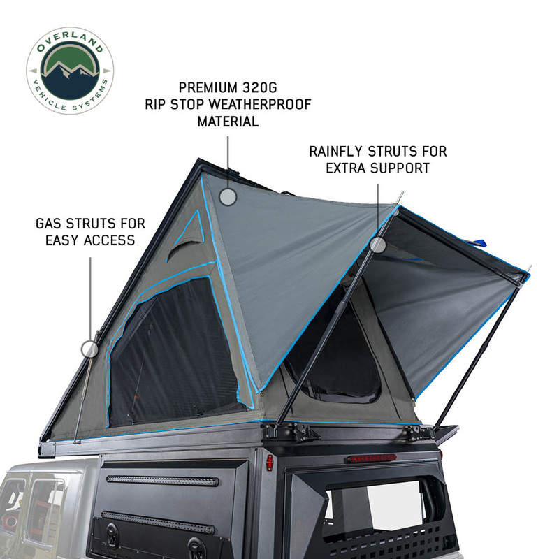 OVS MagPak Camper Shell & Roof Top Tent Combo for 21-25 F-150 5.5' Bed - 70100104