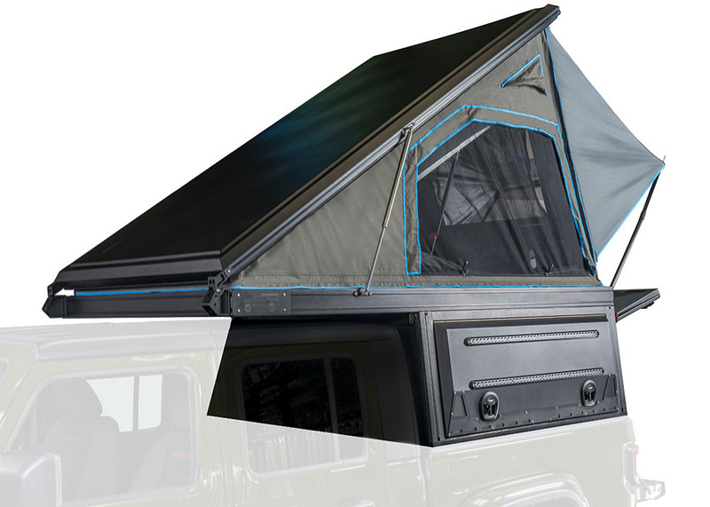 OVS MagPak Camper Shell & Roof Top Tent Combo for 16-23 Tacoma 5' Bed - 70100101