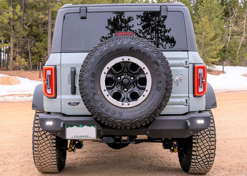 Hefty Fabworks Rear Bumper: 21+ Bronco