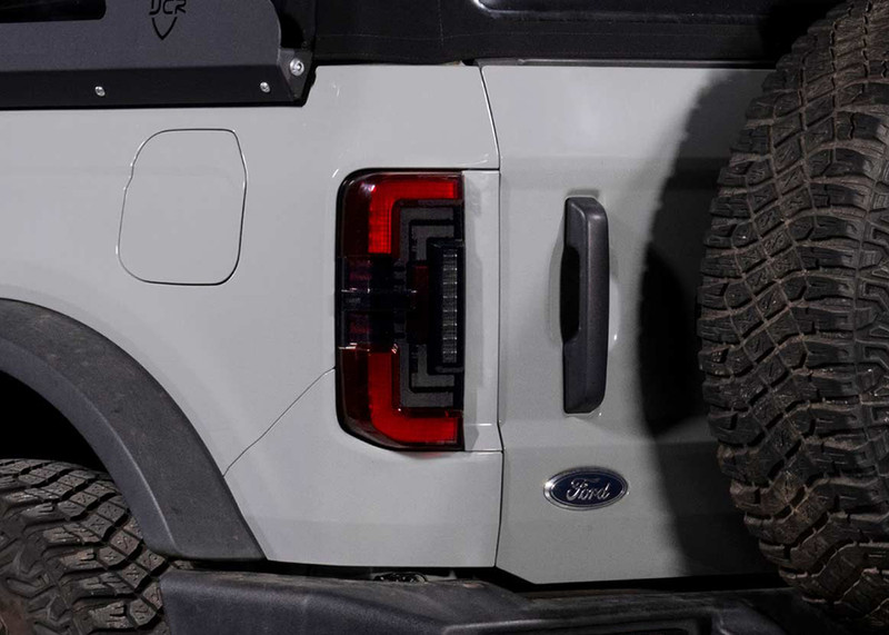 Morimoto 21+ Bronco XB LED Tail Lights, Red - LF751 | Offroad Alliance