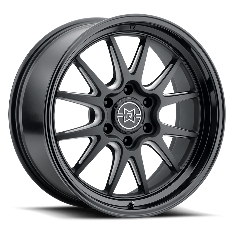 802 | Raised | Double Black Milled