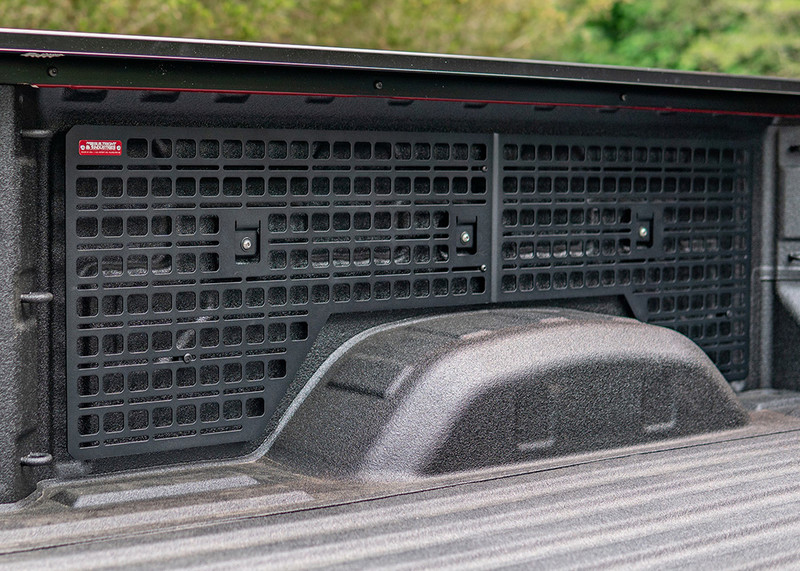 BuiltRight Bedside Rack MOLLE Panel System: 20+ Silverado HD & Sierra HD