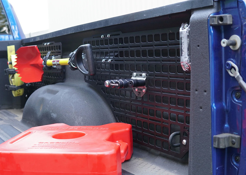 BuiltRight Bedside Rack MOLLE Panel System: 09-19 RAM 1500 & 2500