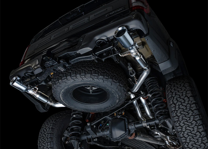 AWE SwitchPath Exhaust for Gen 3 Raptor | Chrome Tips - 3025-32356