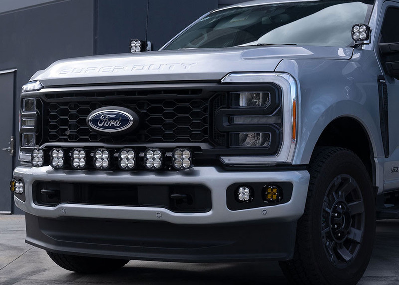 Baja Designs 7XL Linkable Bumper Light Kit, Toggle Harness: 23+ Super Duty - 448229