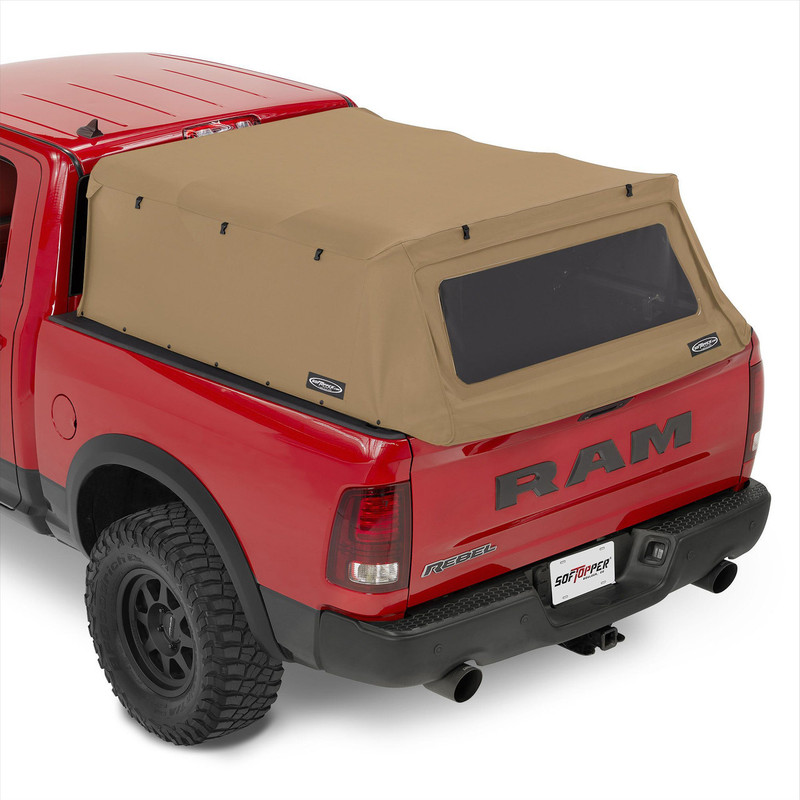 Softopper Tan w/ Regular Clamps for 09-25 RAM 1500 (Short/Long Bed) - SO-RAM65-TSR