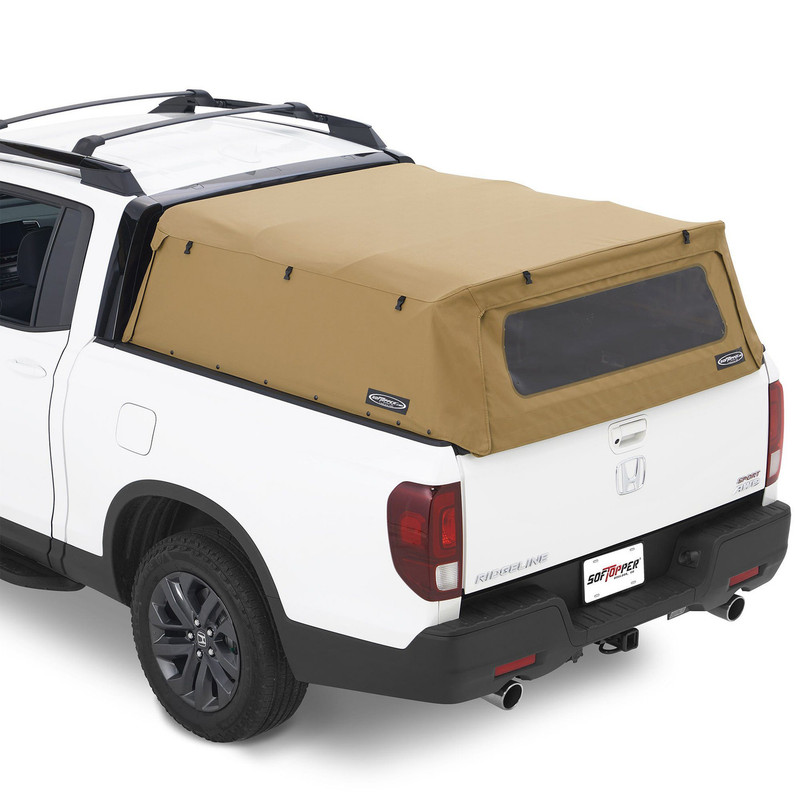 Softopper Tan w/ Regular Clamps for 17-25 Ridgeline (Short/Std Bed) - SO-RDG60-TSR