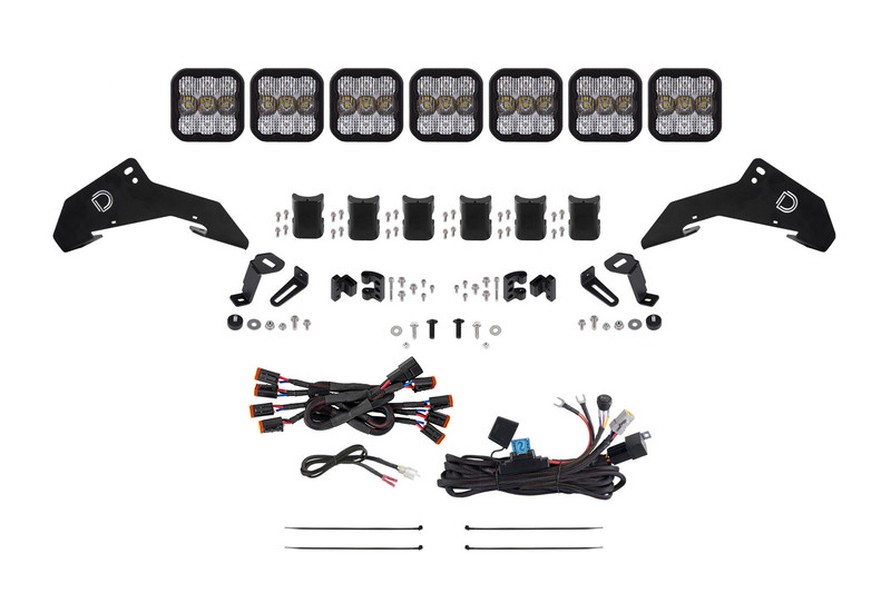 Diode Dynamics 19-24 Honda Talon, SS5 Sport CrossLink Roof White Combo Lightbar Kit - DD7917