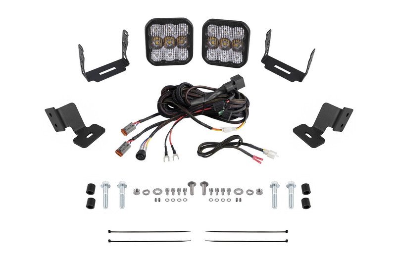 Diode Dynamics Stage Series Ditch Light Kit for 19-24 Honda Talon, SS5 Sport White Combo - DD7912