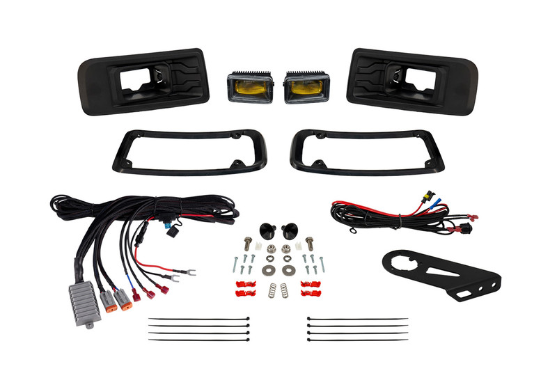 Diode Dynamics Elite Series Add-On LED Fog Light Kit for 22+ Ford Maverick, Yellow - DD7769