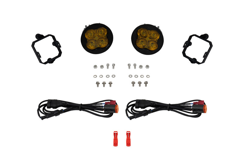 Diode Dynamics SS3 SAE Type NO Fog Light Kit, Pro Yellow SAE Fog - DD8003