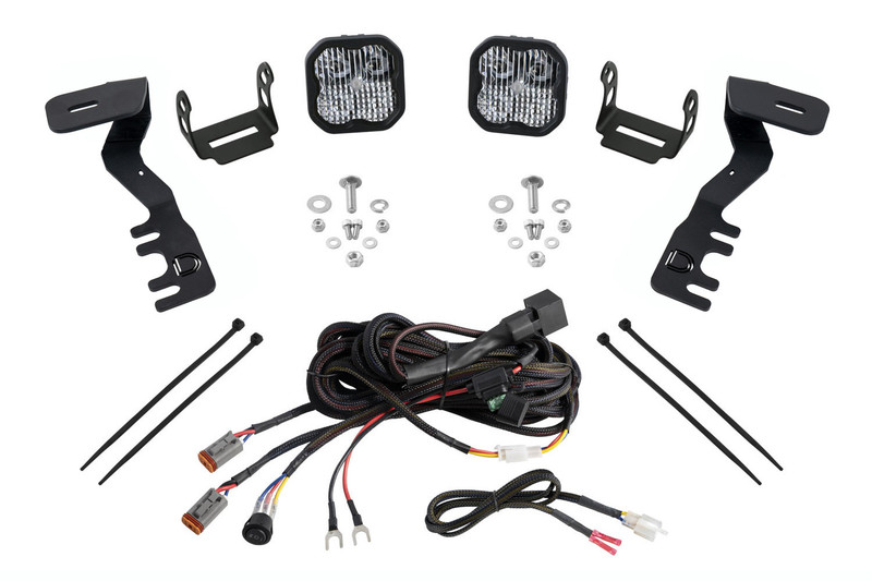 Diode Dynamics SS3 LED Ditch Light Kit, Pro White Combo for 24+ Tacoma - DD7940