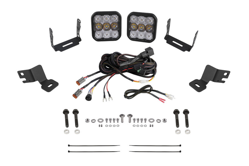Diode Dynamics Stage Series Ditch Light Kit for 19-24 Polaris RZR XP, SS5 Pro White Combo - DD8086