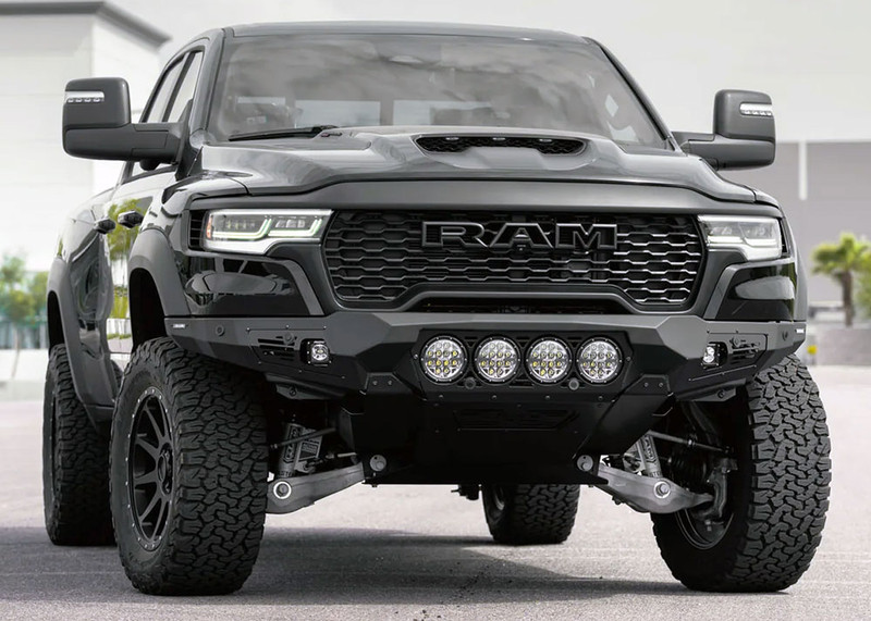 Addictive Desert Designs Bomber Front Bumper (RIGID): '25 RAM RHO - F630014110103