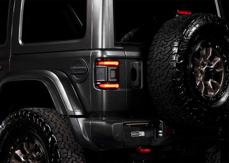 Morimoto Jeep JL XB Tail Lights, Red - LF747 | Offroad Alliance