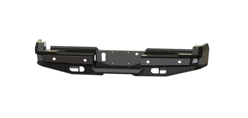 Bodyguard Bumpers FT Series Rear - Textured Black Rear Bumper: 17-22 F250/F350/F450 - KFF17BYT