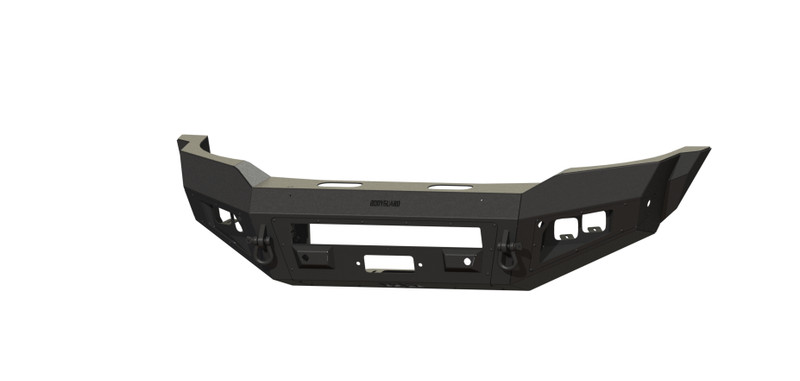 Bodyguard Bumpers A2 Series Base - Textured Black Front Bumper: 19-24 RAM 4500/5500 - CAR19DYTNN
