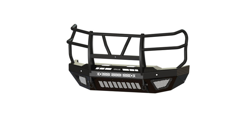 Bodyguard Bumpers T2 Series Extreme - Textured Black Front Bumper: 24-25 Silverado 2500/3500 - EEC24BYRTNH