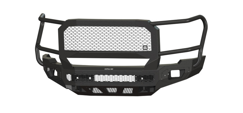 Bodyguard Bumpers Freedom Series Extreme - Textured Black Front Bumper: 24-25 Sierra 2500/3500 - NEG24BYTMH