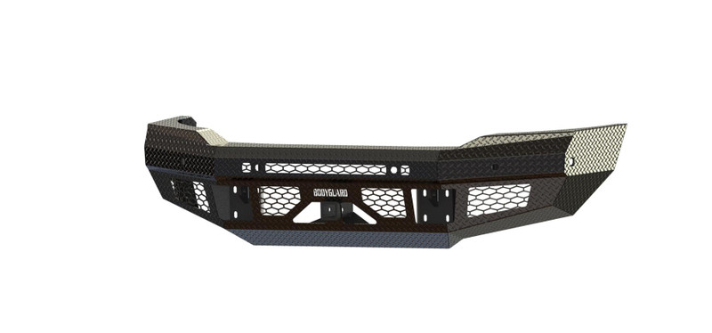 Bodyguard Bumpers Ft Series Base - Gloss Black Front Bumper: 19-24 RAM 4500 - JAR19DYGNN