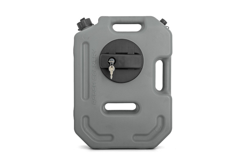 Rough Country Flat Fluid Container w/ Lockable Mount, 10L - 99062A