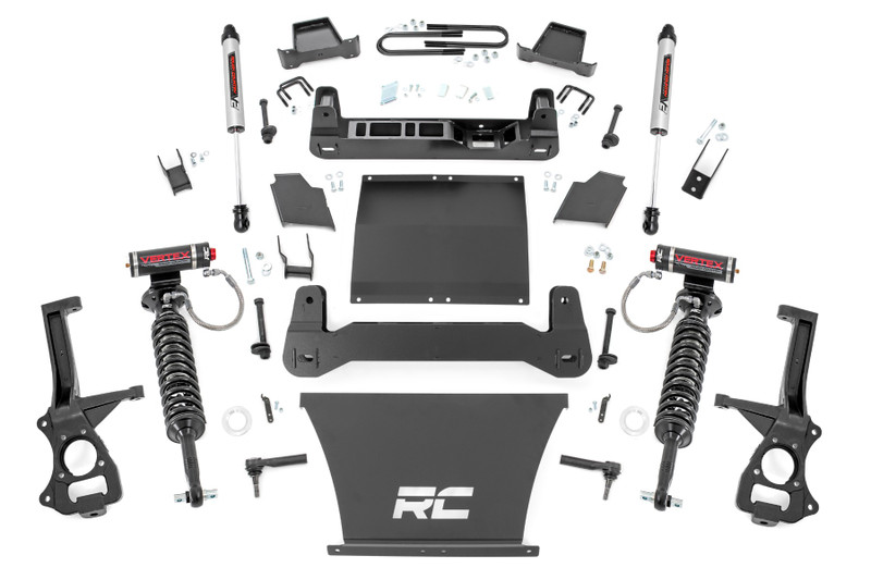 Rough Country 4 Inch Lift Kit - AT4/Trailboss - Vertex/V2 - Chevy/GMC Sierra 1500 (2025)/Silverado 1500 (2025) - 110357