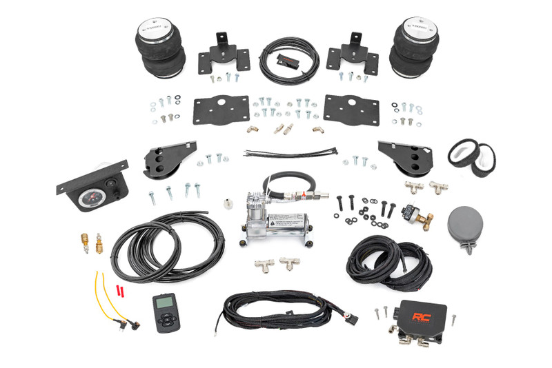Rough Country Air Spring Kit w/compressor - Wireless Controller - Ram 1500 4WD (09-23 Classic) - 10032WC