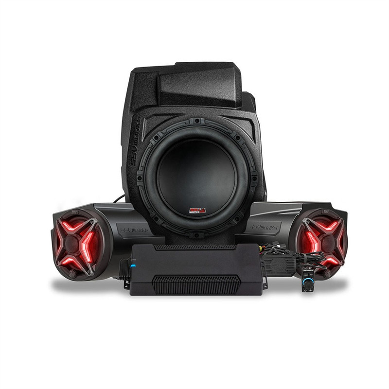 SSV Works Phase-3 V-Spec 3-Speaker 1400 Watt System with JVC for 20-24 Polaris RZR PRO Series