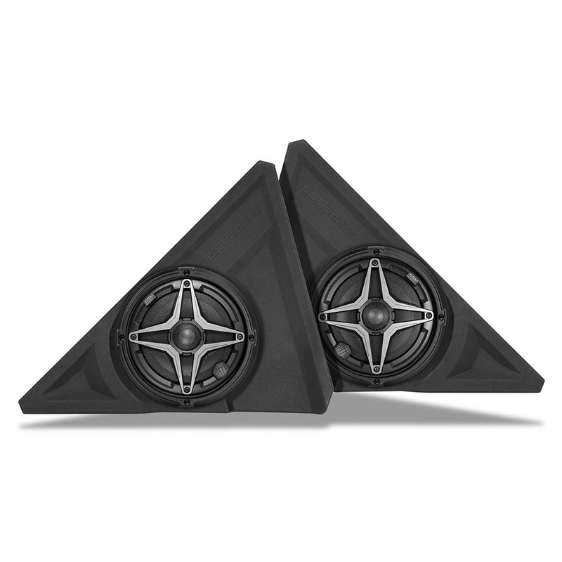 SSV Works Front Speaker Pods for 8 in. or 6.5 in. Speakers Fits 15-25 Polaris Slingshot