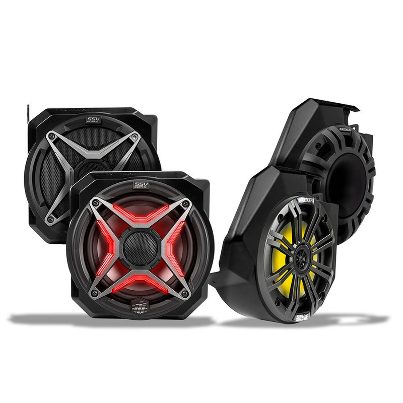 SSV Works Front 6.5 in. Dash Speaker Pods for 25-26 Polaris RZR Pro R/Pro S/Pro XP