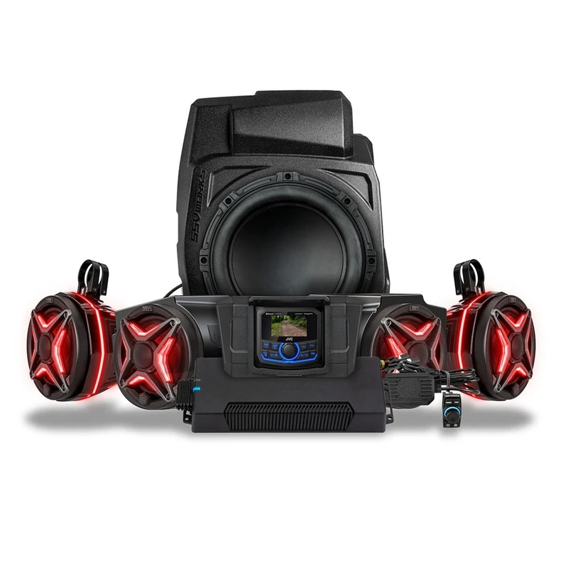 SSV Works Phase-5 V-Spec 5-Speaker 1400 Watt System with JVC for 20-24 Polaris RZR PRO Series