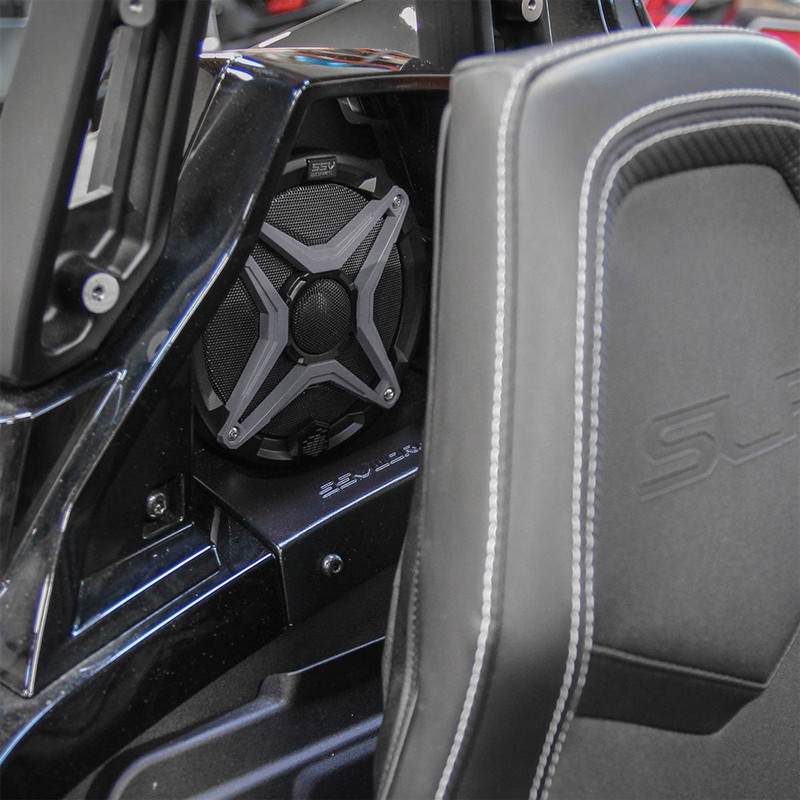 SSV Works Phase-3 A-Spec 1400 Watt 3-Speaker Audio-System for Ride Command Fits 18-25 Polaris Slingshot