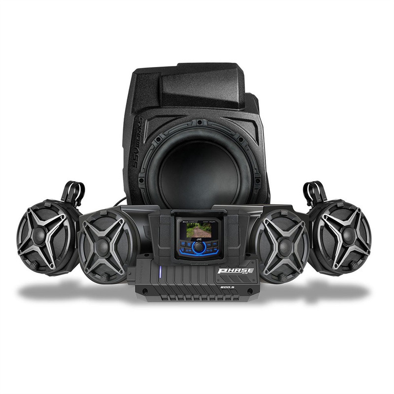 SSV Works Phase-4 A-Spec 5-Speaker 800 Watt System with JVC for 20-24 Polaris RZR PRO Series