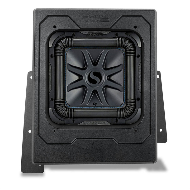 SSV Works Behind Drivers or Passenger Seat Subwoofer Box for 15-24 Polaris Slingshot