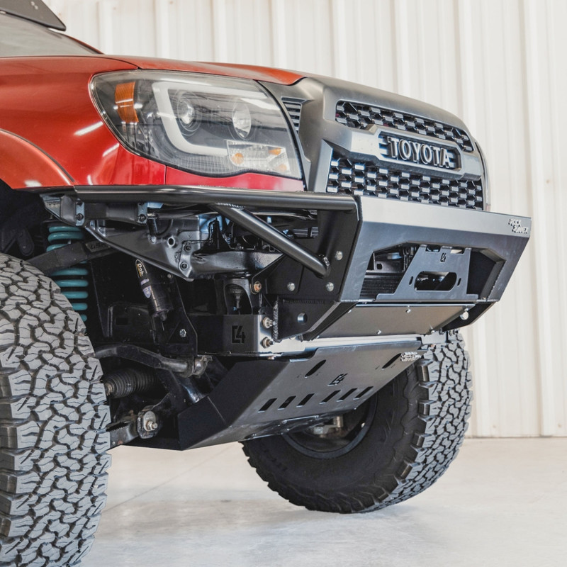 C4 Fabrication Rock Runner Front Bumper with Winch for 05-11 Tacoma