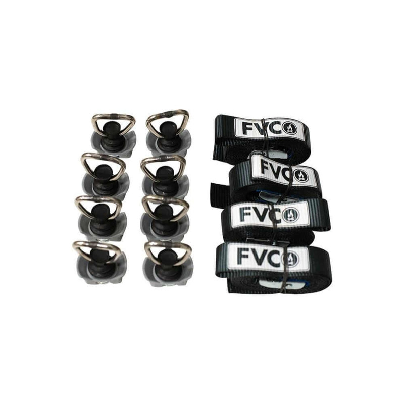 FVC 1" Cam Straps with L-Track Loops for Universal - UN3011B