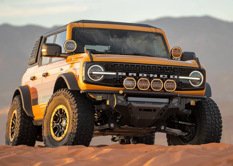 DV8 Tube Series Front Bumper for 21-26 Bronco - FBBR-08