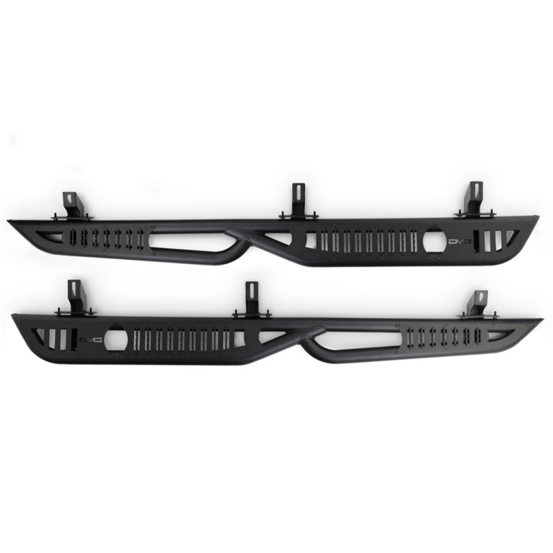DV8 Offroad OE Plus Side Steps for 07-18 Jeep JK, 4-Door - SRJK-08