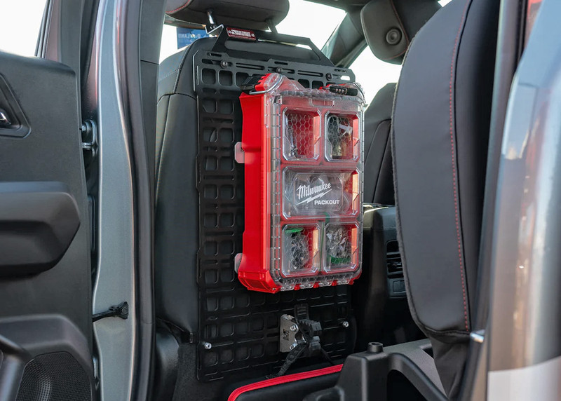 BuiltRight Seat Back Tech Plate MOLLE Kit: 23+ Colorado/Canyon