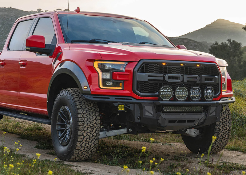 DV8 Tube Front Bumper for 17-20 Raptor - FBFR1-01