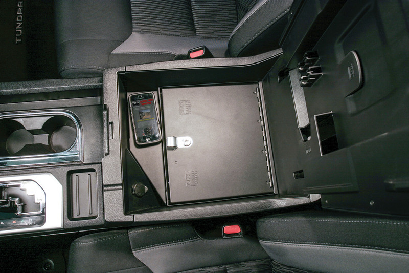 Tuffy Security Console Safe for 14-21 Tundra w/ Fixed Center Console - 323-01
