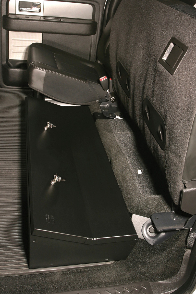 Tuffy Security Rear Underseat Lockbox for 09-14 F-150 Crew Cab w/ Subwoofer - 287-01-A
