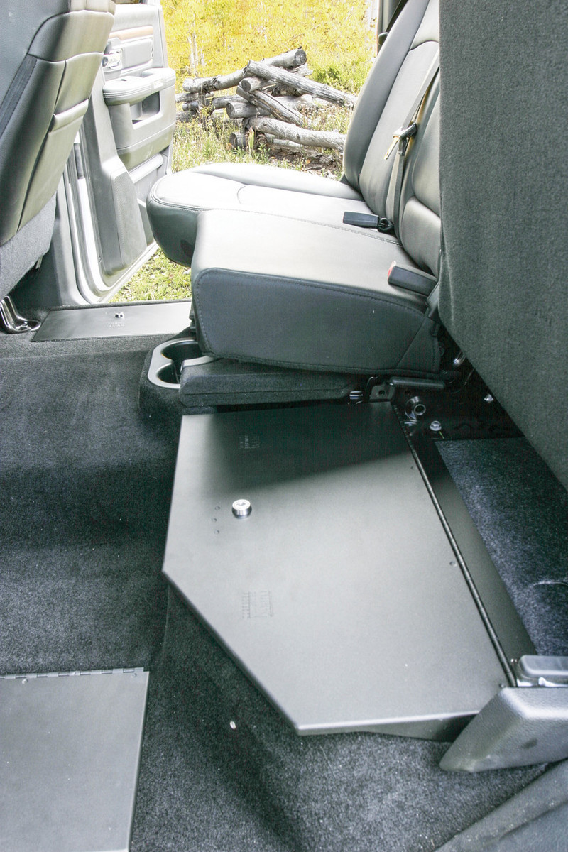 Tuffy Security Rear Underseat Locking Lid for 09-18 RAM 1500, 19 1500 Classic, 10-26 2500/3500 (excl. Extended Crew Cab) - 312-01-A