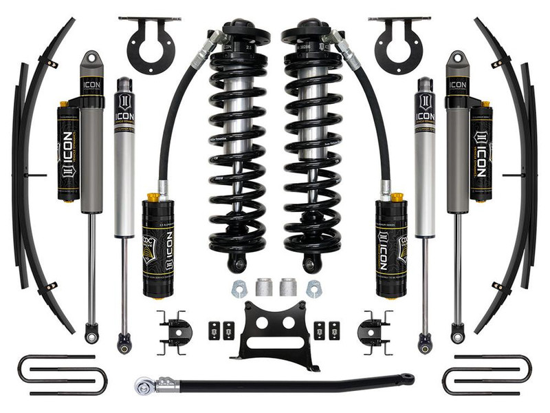 ICON, 2.5-3" Lift, Stage 4 Coilover System w/ Leaf Springs for 11-16 F-250/350 - K63194