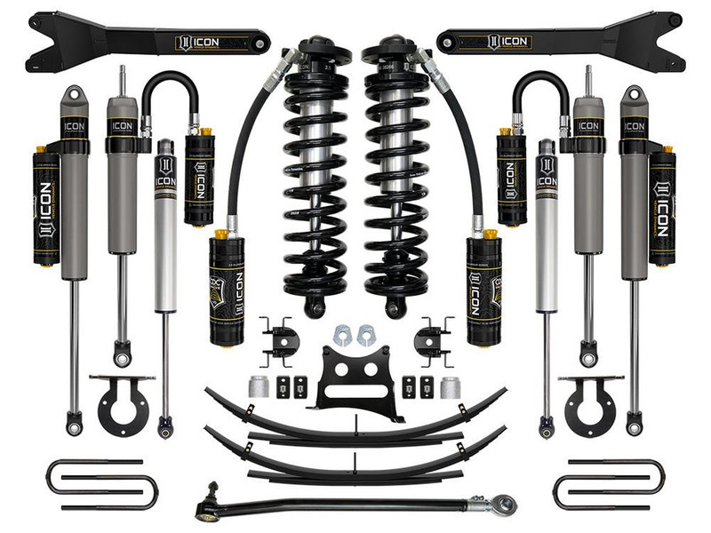 ICON 4wd, 2.5-3" Lift, Stage 6 Coilover System w/ Expansion Packs for 17-22 F-250/350 - K63146L