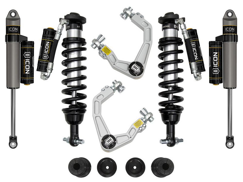 ICON 0-3.5" Lift, Stage 4 Susp System, Billet UCA Al Knuckle for 19-21 Ranger - K93204A